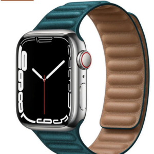 Bracelete de Couro com Elos